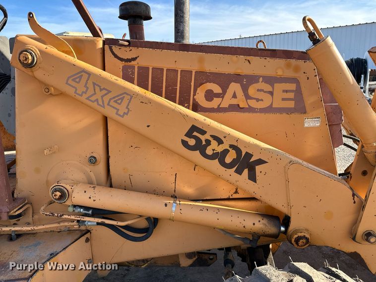 image for item OM9831 1989 Case 580K backhoe