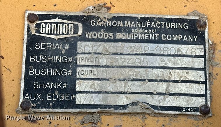 image for item OM9831 1989 Case 580K backhoe