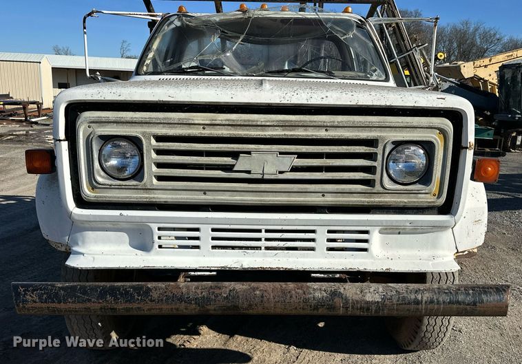 image for item OM9840 1981 Chevrolet  60 winch truck