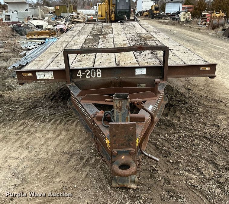 image for item OM9847 1989 CZ Engineering CZ18KT   equipment trailer