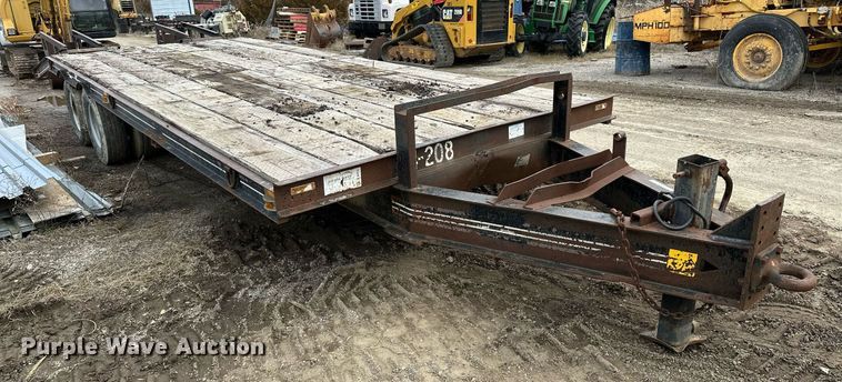 image for item OM9847 1989 CZ Engineering CZ18KT   equipment trailer