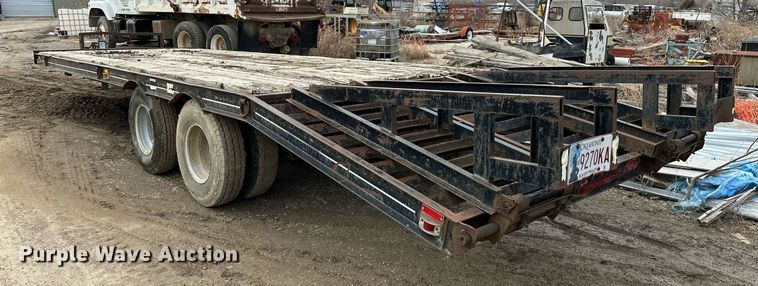 image for item OM9847 1989 CZ Engineering CZ18KT   equipment trailer