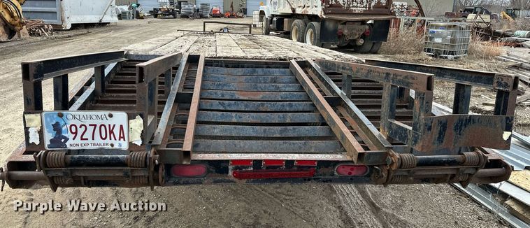 image for item OM9847 1989 CZ Engineering CZ18KT   equipment trailer