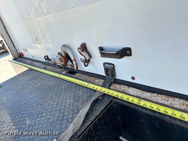 image for item OM9849 1999 International  4900 box truck with crash attenuator