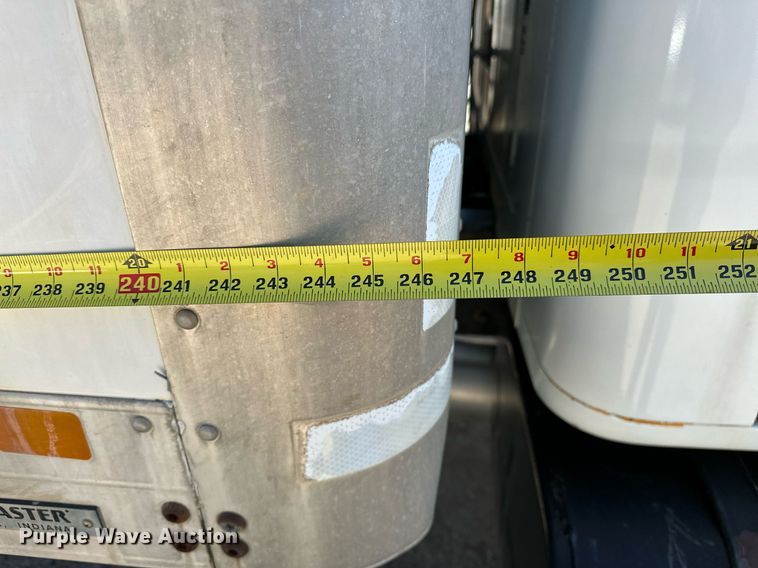 image for item OM9849 1999 International  4900 box truck with crash attenuator