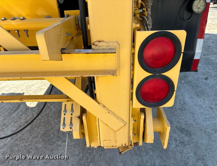 image for item OM9849 1999 International  4900 box truck with crash attenuator