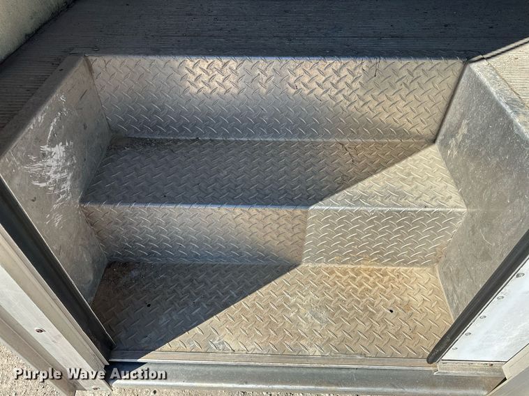 image for item OM9849 1999 International  4900 box truck with crash attenuator