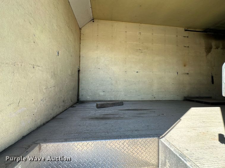 image for item OM9849 1999 International  4900 box truck with crash attenuator