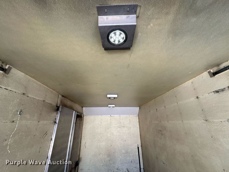 image for item OM9849 1999 International  4900 box truck with crash attenuator