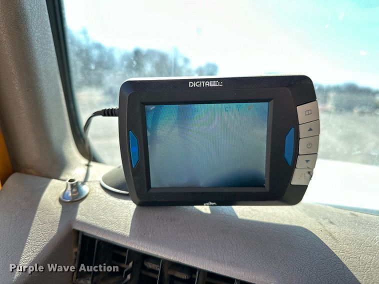 image for item OM9849 1999 International  4900 box truck with crash attenuator