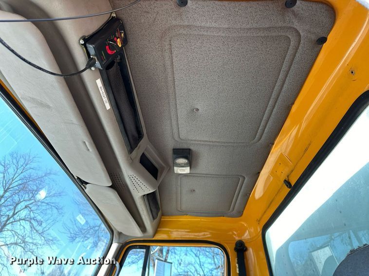 image for item OM9849 1999 International  4900 box truck with crash attenuator