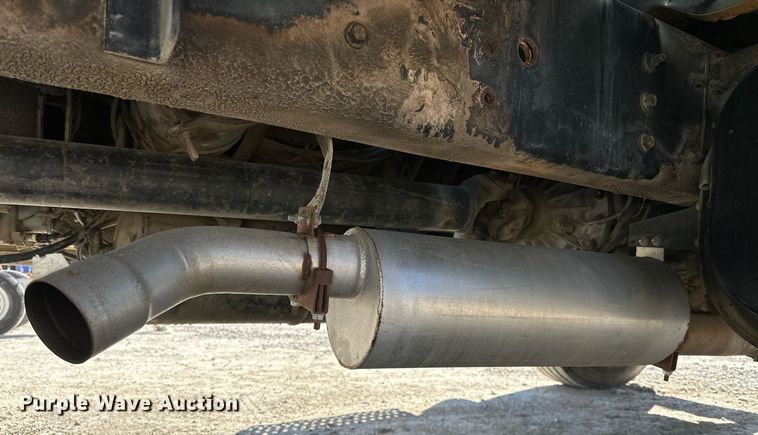 image for item OM9849 1999 International  4900 box truck with crash attenuator