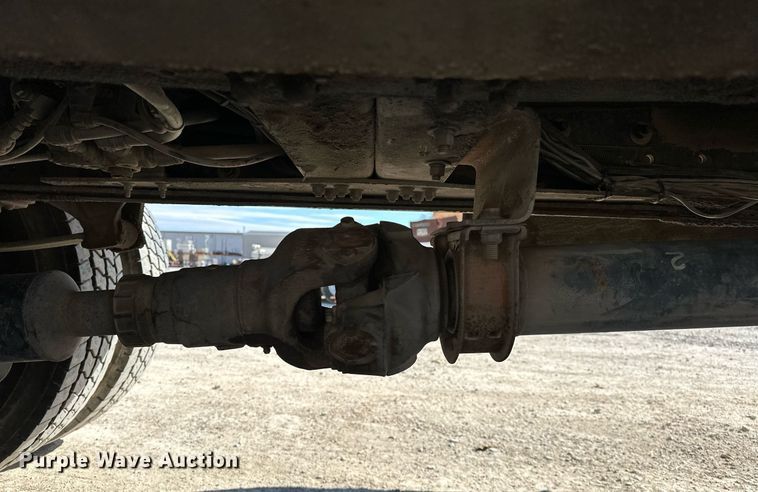 image for item OM9849 1999 International  4900 box truck with crash attenuator