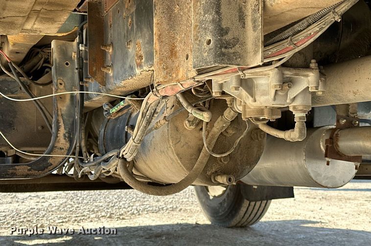 image for item OM9849 1999 International  4900 box truck with crash attenuator