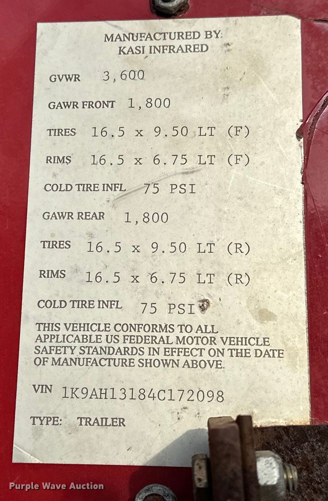 image for item OM9924 Kasi Infrared  pavement heater
