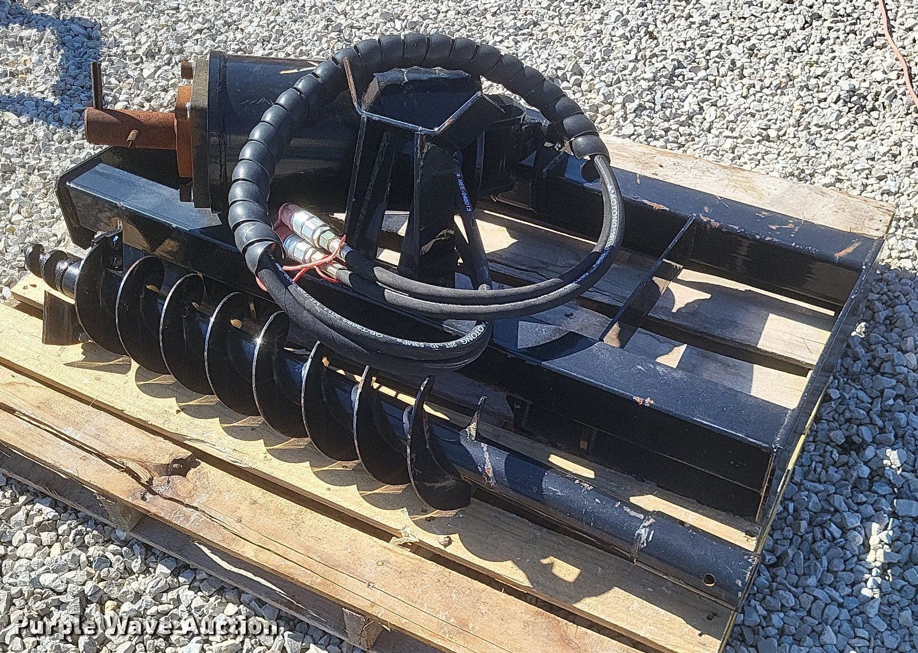 2022 Mower King skid steer post hole auger in Mountain Grove , MO