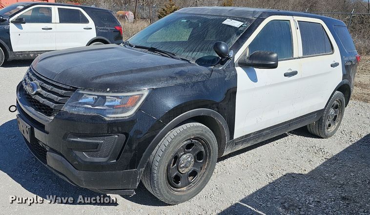 image for item DM1512 2018 Ford Explorer Police Interceptor SUV