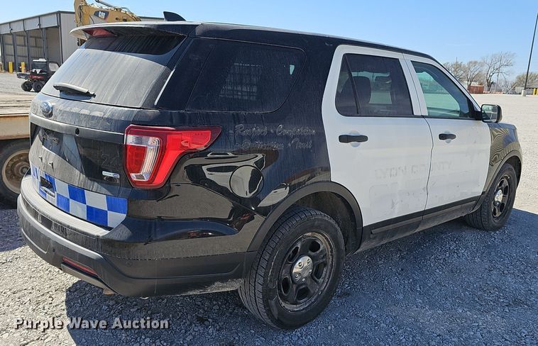 image for item DM1512 2018 Ford Explorer Police Interceptor SUV