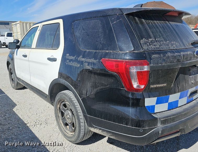 image for item DM1512 2018 Ford Explorer Police Interceptor SUV