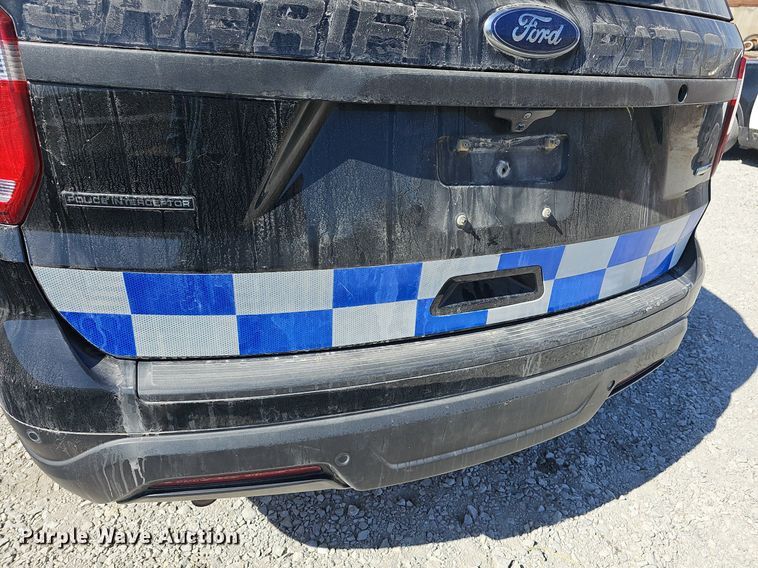 image for item DM1512 2018 Ford Explorer Police Interceptor SUV