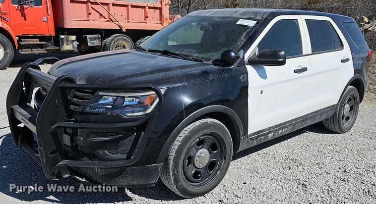 image for item DM1515 2018 Ford Explorer Police Interceptor  SUV
