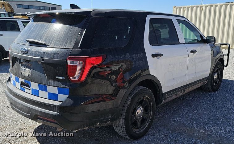 image for item DM1515 2018 Ford Explorer Police Interceptor  SUV