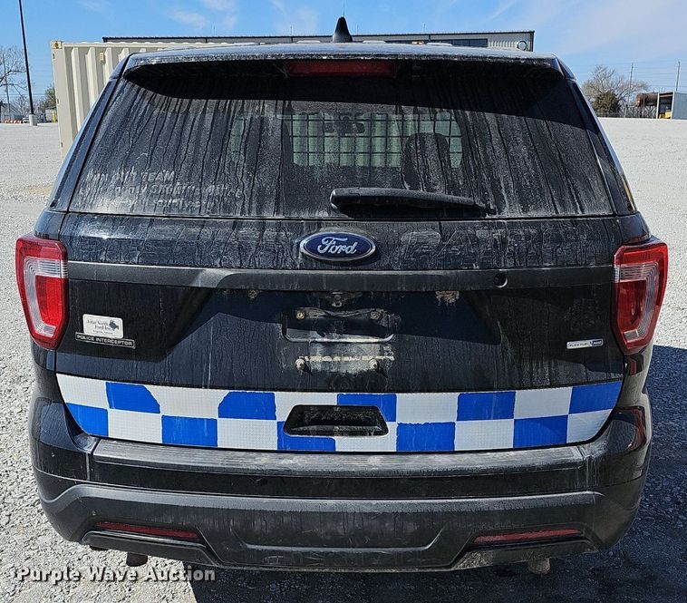 image for item DM1515 2018 Ford Explorer Police Interceptor  SUV