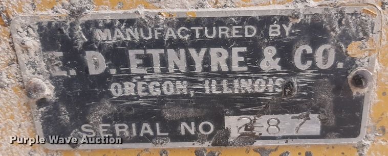 image for item DP2702 Etnyre chip spreader