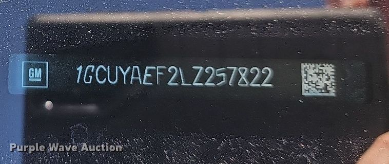 image for item DQ4371 2020 Chevrolet Silverado 1500 Crew Cab pickup truck