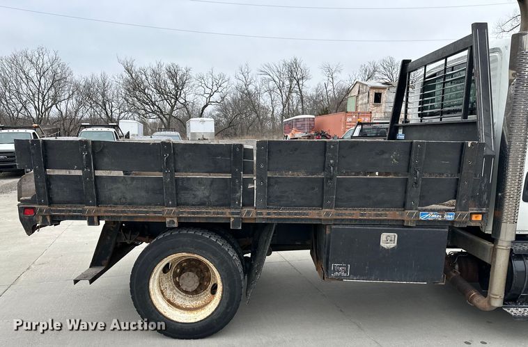 image for item DQ6368 2009 International 4300 dump flatbed truck