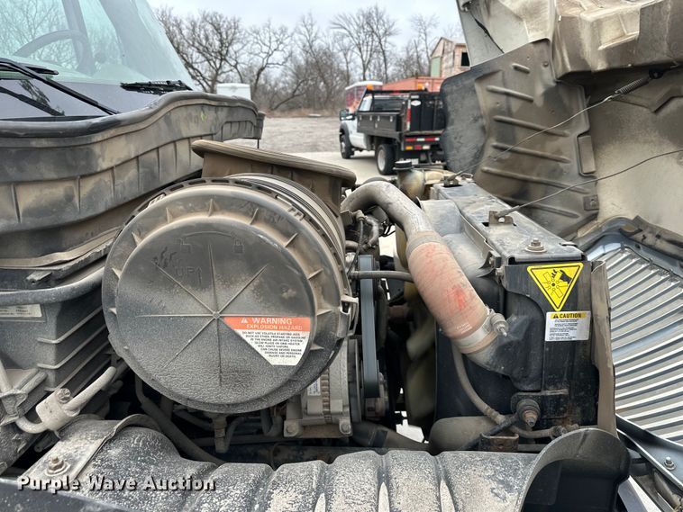 image for item DQ6368 2009 International 4300 dump flatbed truck