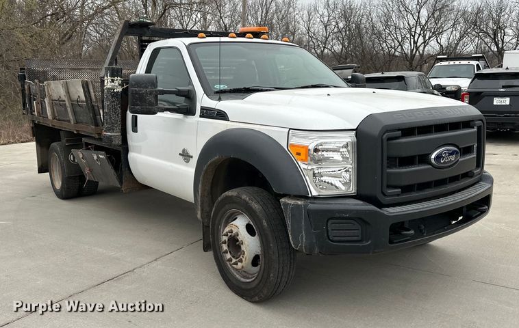 image for item DQ6371 2012 Ford F450 Super Duty XL dump flatbed truck