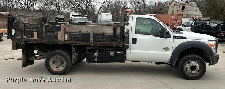 image for item DQ6371 2012 Ford F450 Super Duty XL dump flatbed truck