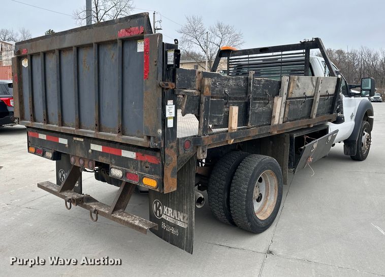 image for item DQ6371 2012 Ford F450 Super Duty XL dump flatbed truck