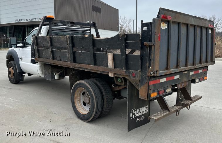 image for item DQ6371 2012 Ford F450 Super Duty XL dump flatbed truck