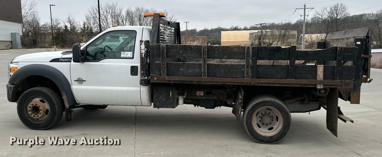 image for item DQ6371 2012 Ford F450 Super Duty XL dump flatbed truck