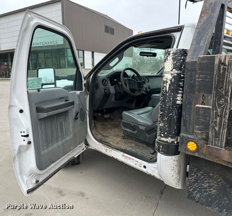 image for item DQ6371 2012 Ford F450 Super Duty XL dump flatbed truck