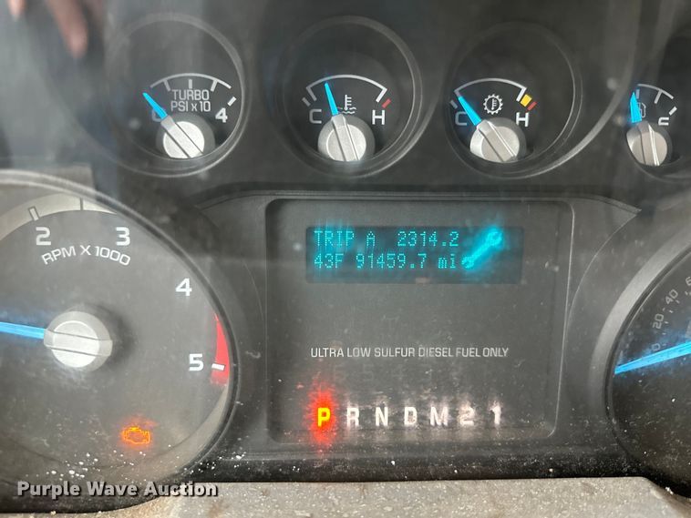 image for item DQ6371 2012 Ford F450 Super Duty XL dump flatbed truck