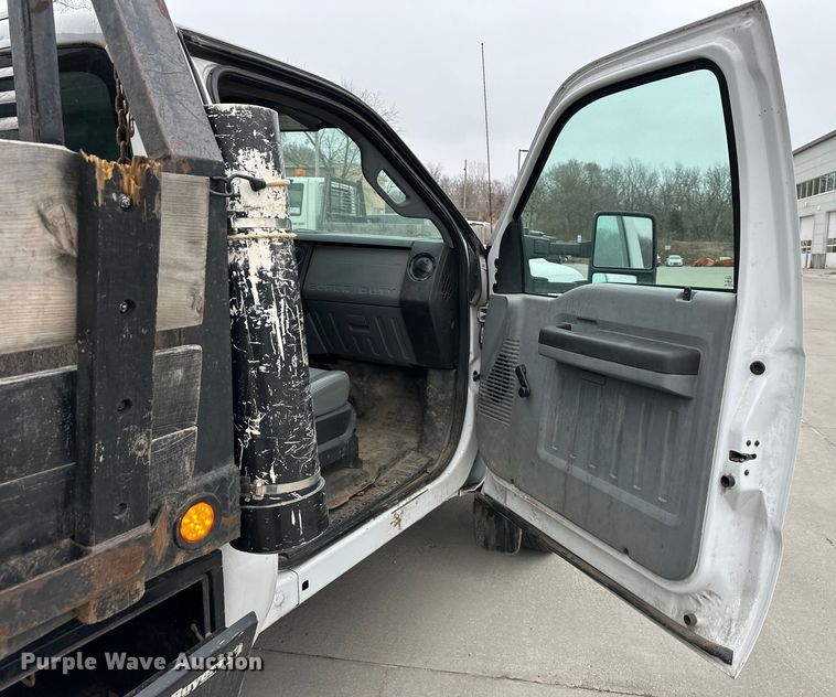 image for item DQ6371 2012 Ford F450 Super Duty XL dump flatbed truck