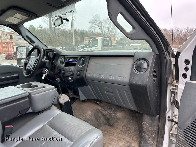 image for item DQ6371 2012 Ford F450 Super Duty XL dump flatbed truck