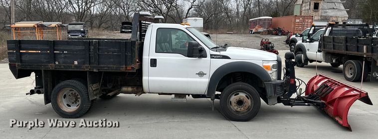 image for item DQ6372 2013 Ford F450 Super Duty XL dump flatbed truck