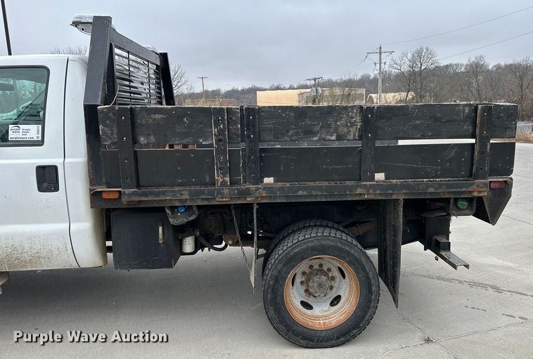 image for item DQ6372 2013 Ford F450 Super Duty XL dump flatbed truck