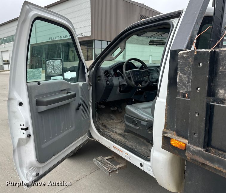 image for item DQ6372 2013 Ford F450 Super Duty XL dump flatbed truck