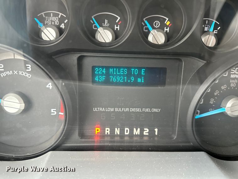 image for item DQ6372 2013 Ford F450 Super Duty XL dump flatbed truck