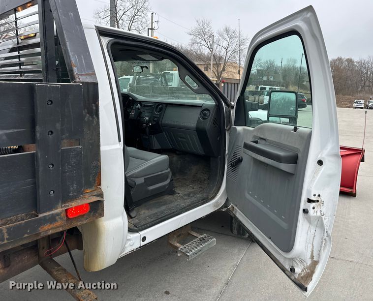 image for item DQ6372 2013 Ford F450 Super Duty XL dump flatbed truck