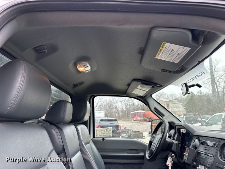 image for item DQ6372 2013 Ford F450 Super Duty XL dump flatbed truck