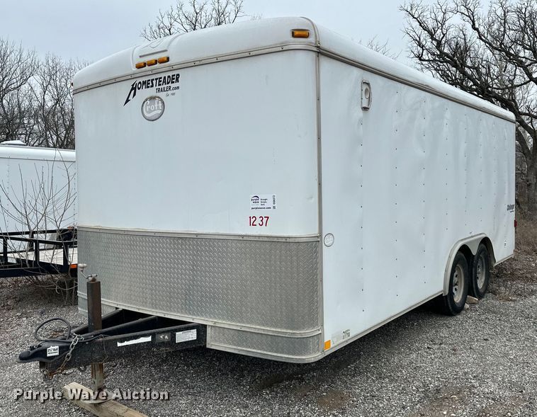 image for item DQ6373 2012 Homesteader  820CT enclosed cargo trailer