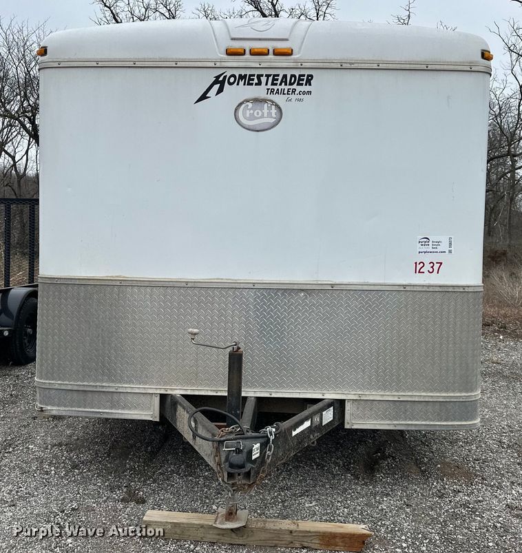 image for item DQ6373 2012 Homesteader  820CT enclosed cargo trailer