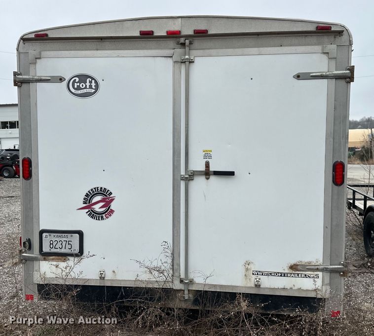 image for item DQ6373 2012 Homesteader  820CT enclosed cargo trailer