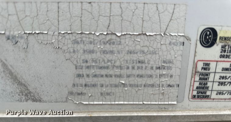 image for item DQ6373 2012 Homesteader  820CT enclosed cargo trailer